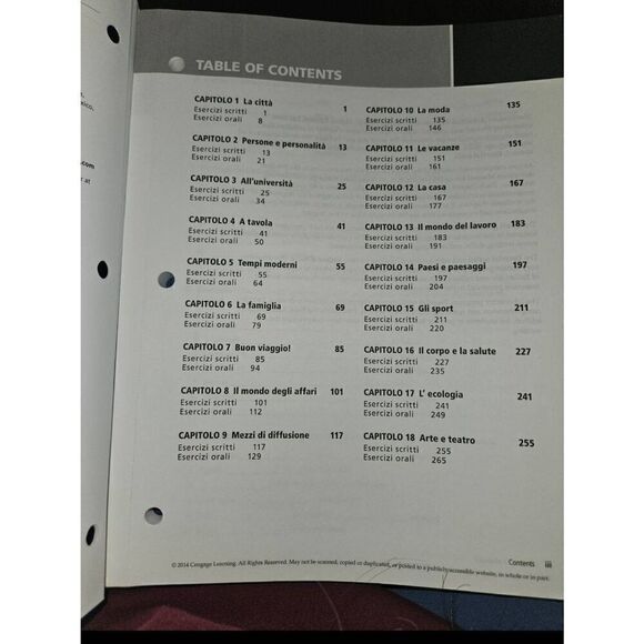 Carla Larese Riga and 1 more Student Activity Manual for Riga/Phillips' Ciao!, 8 - Picture 4 of 6